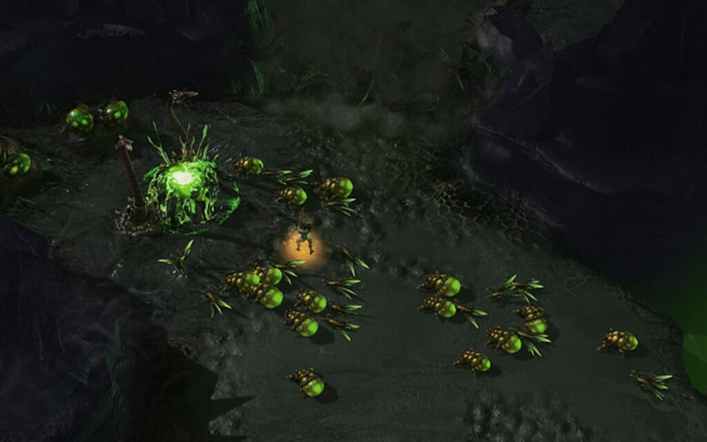 Capture d’écran de StarCraft II: Heart of the Swarm