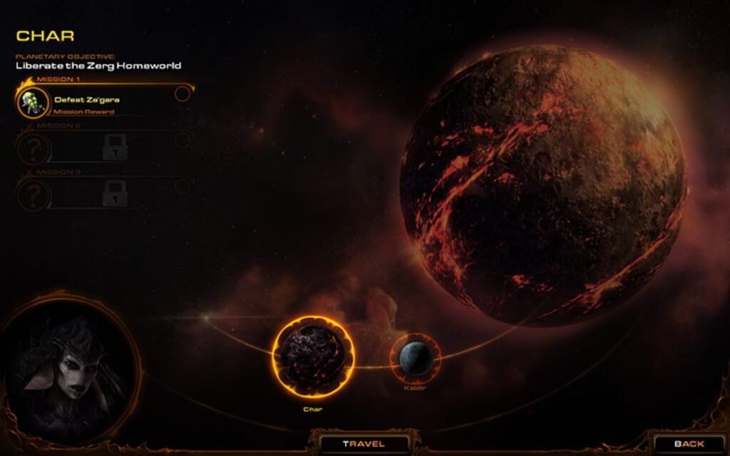Capture d’écran de StarCraft II: Heart of the Swarm