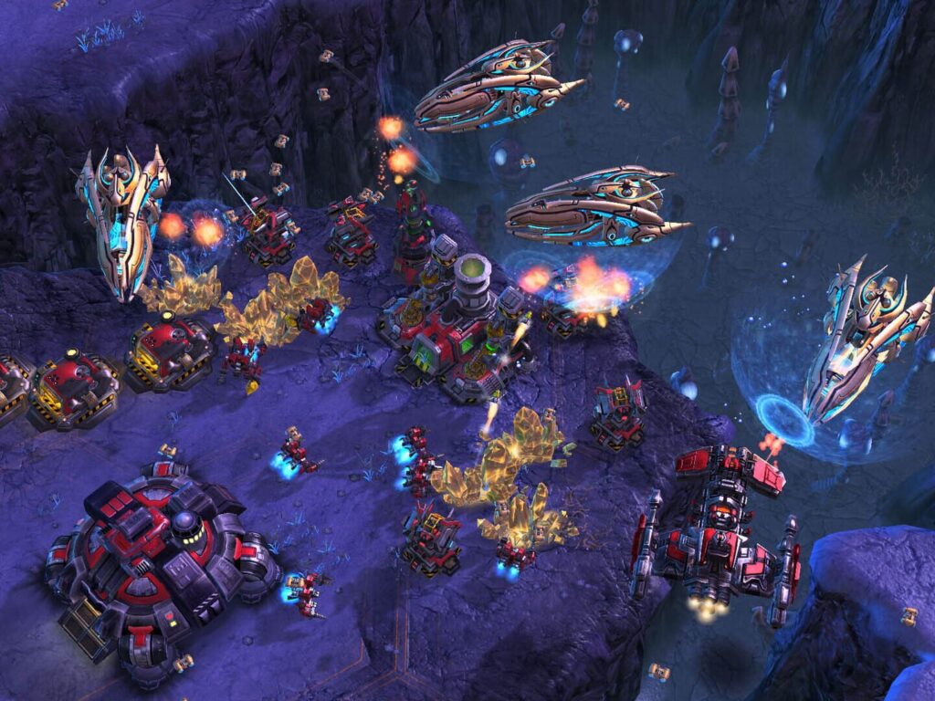 Capture d’écran de StarCraft II: Wings of Liberty