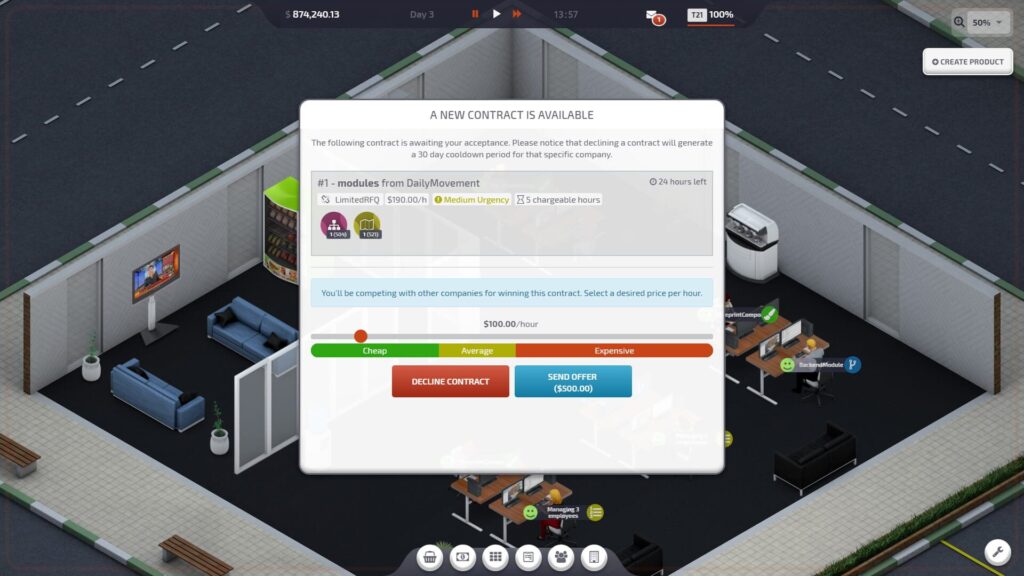 Capture d’écran de Startup Company