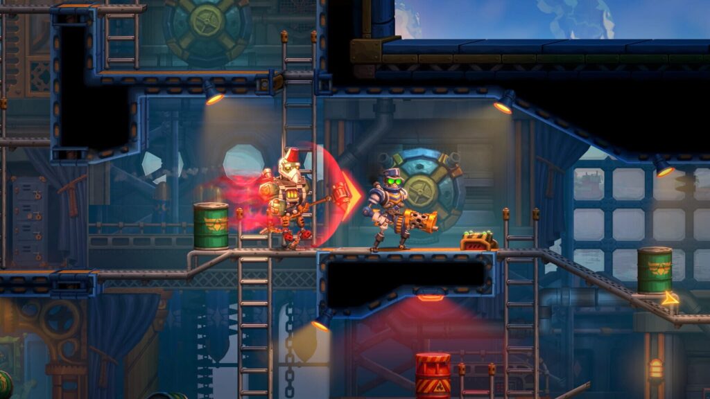 Capture d’écran de SteamWorld Heist II