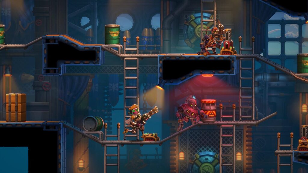 Capture d’écran de SteamWorld Heist II