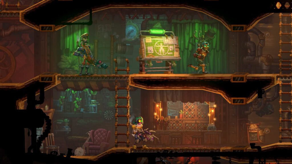 Capture d’écran de SteamWorld Heist II