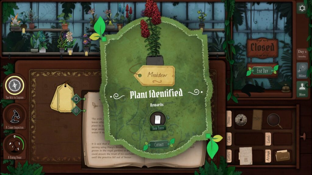 Capture d’écran de Strange Horticulture