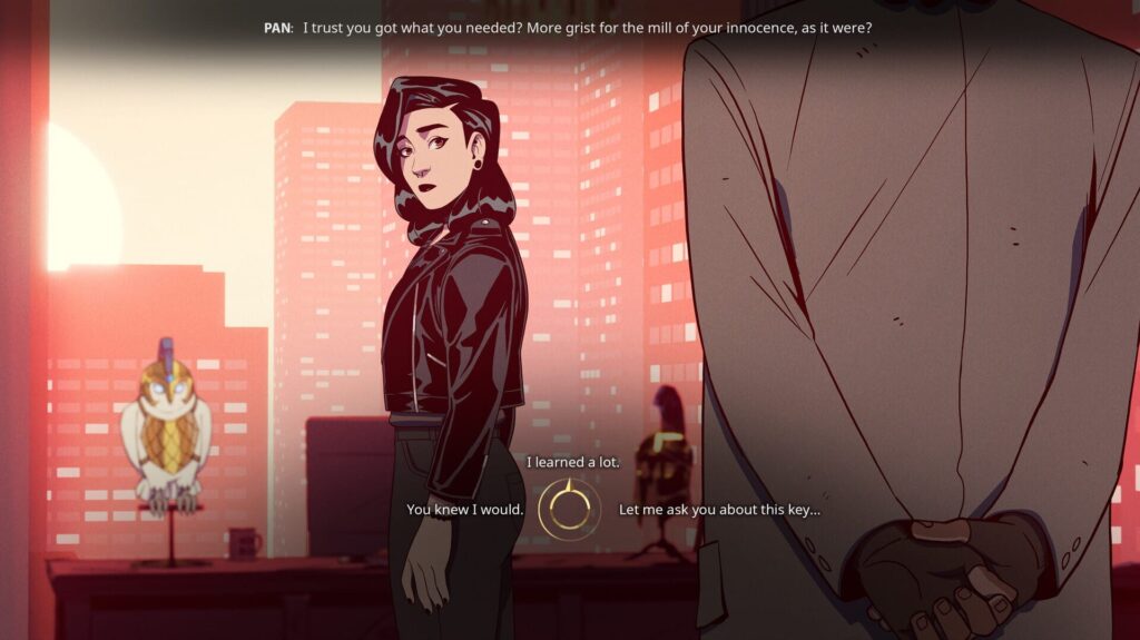 Capture d’écran de Stray Gods: The Roleplaying Musical