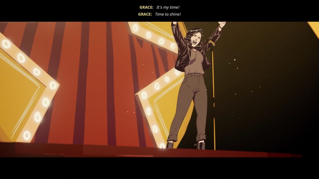 Capture d’écran de Stray Gods: The Roleplaying Musical