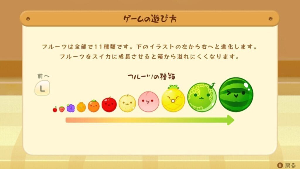 Capture d’écran de Suika Game