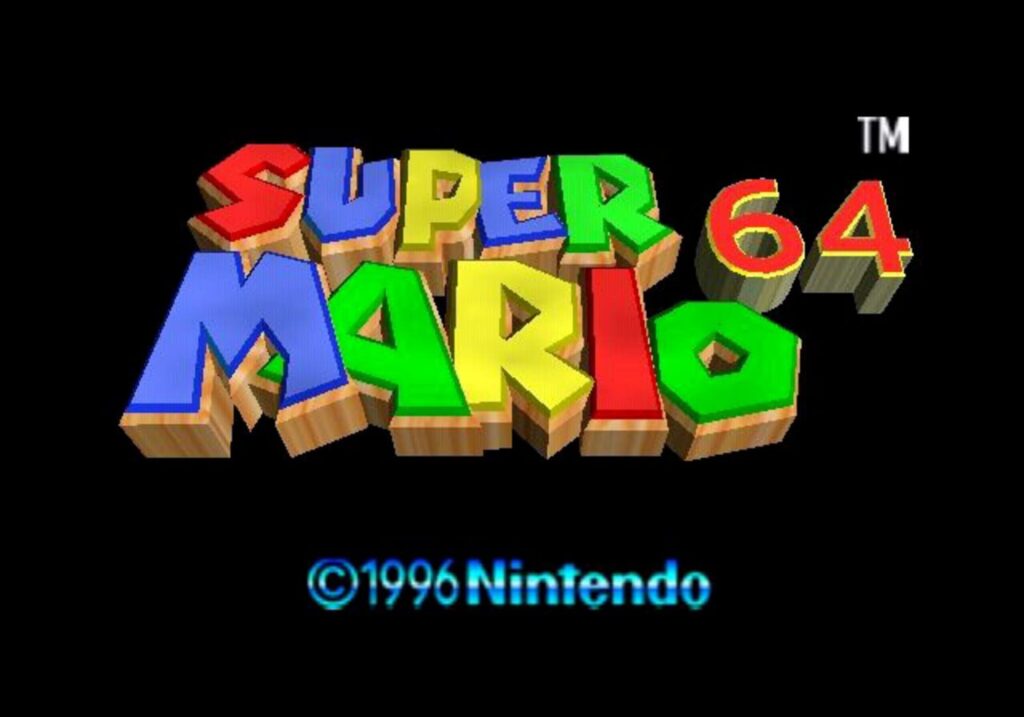 Capture d’écran de Super Mario 64
