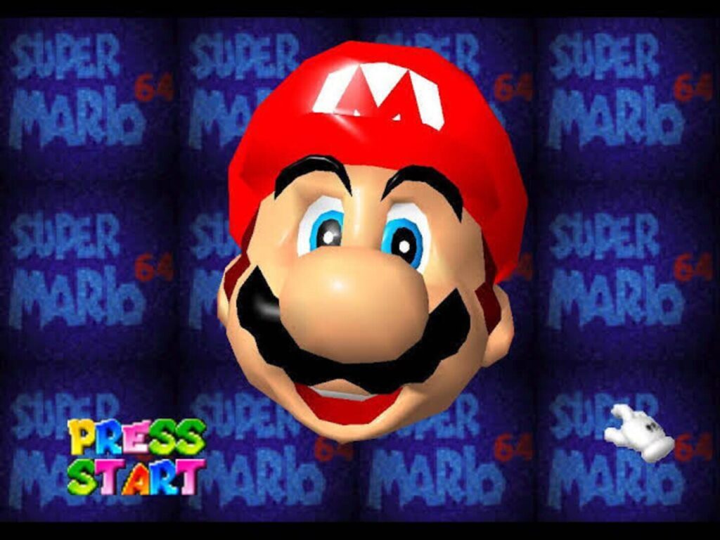 Capture d’écran de Super Mario 64