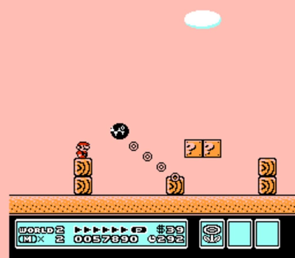 Capture d’écran de Super Mario Bros. 3