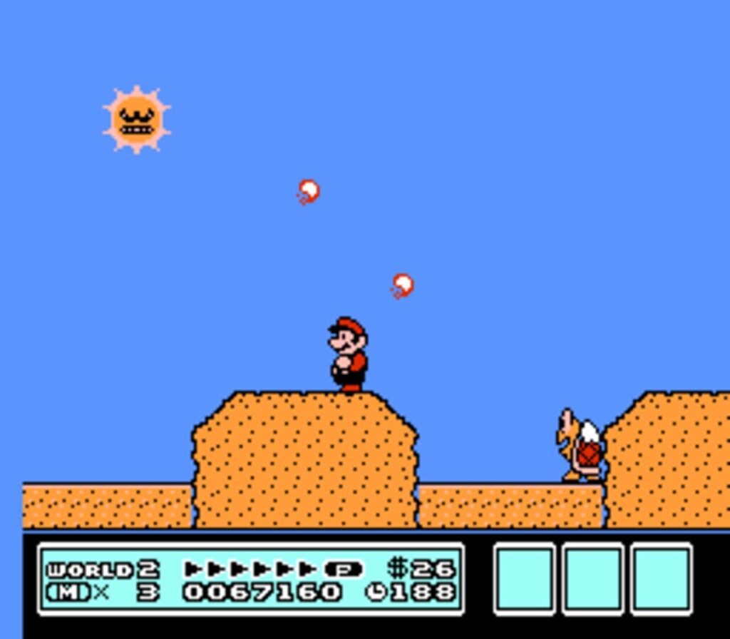 Capture d’écran de Super Mario Bros. 3