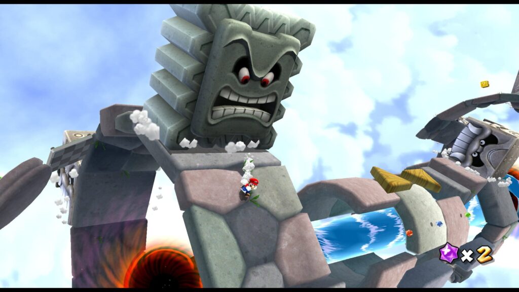 Capture d’écran de Super Mario Galaxy