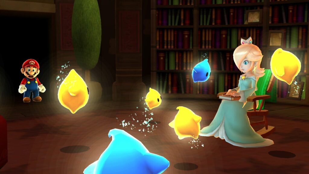 Capture d’écran de Super Mario Galaxy