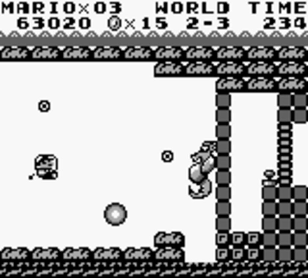 Capture d’écran de Super Mario Land