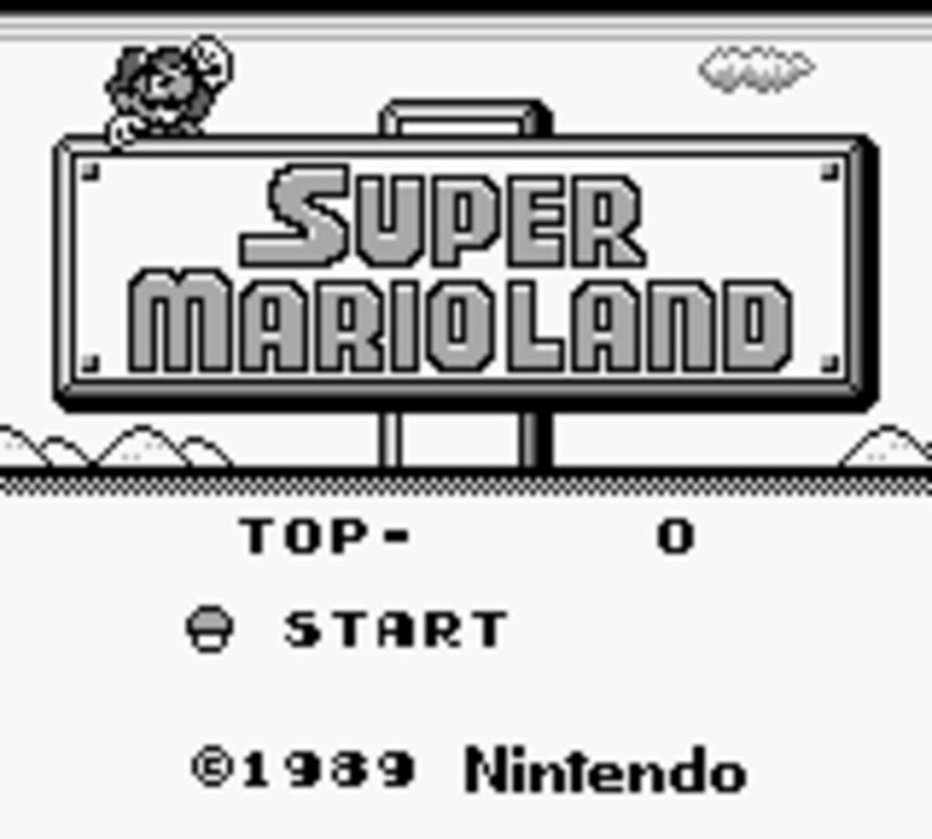 Capture d’écran de Super Mario Land