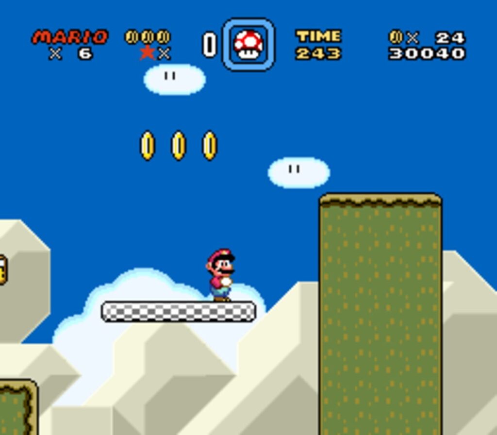 Capture d’écran de Super Mario World