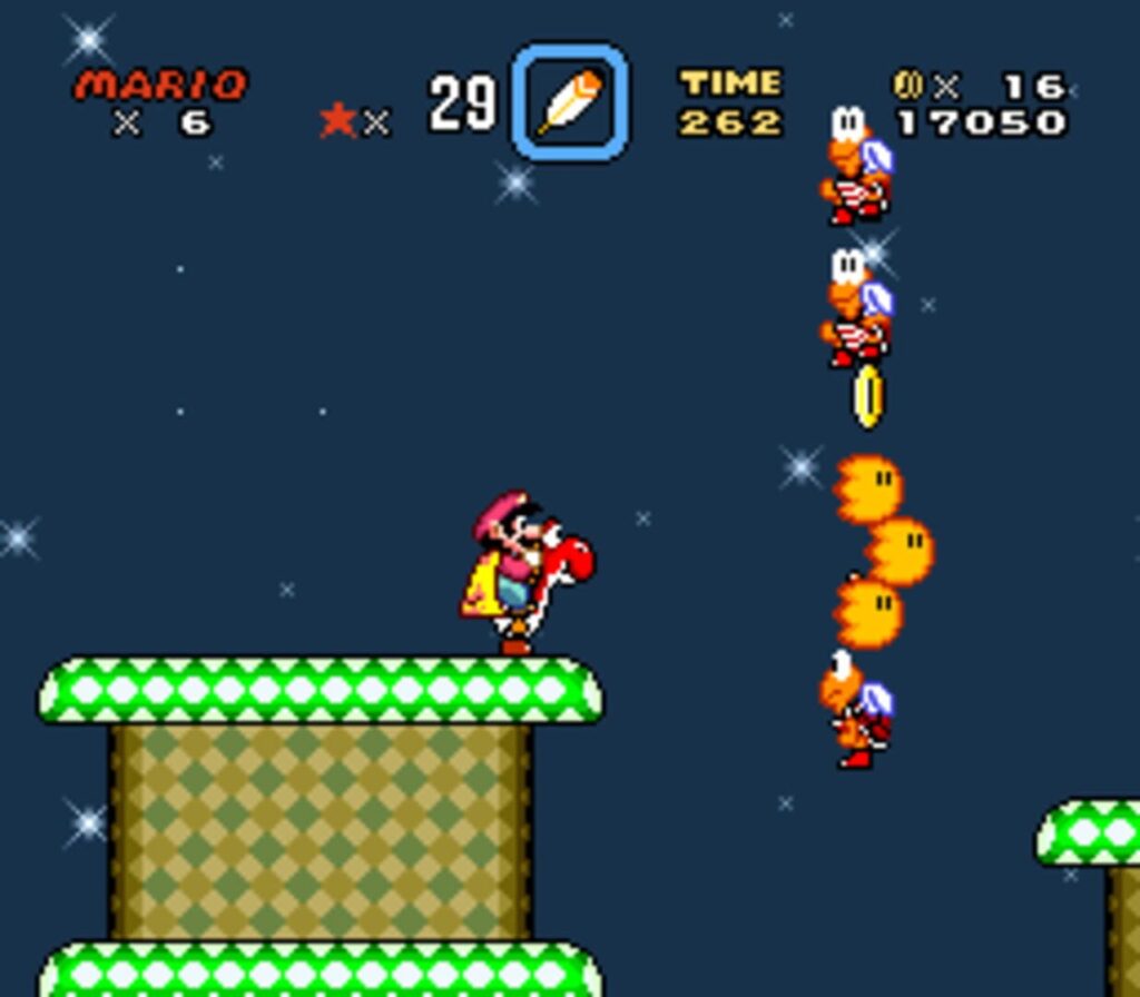 Capture d’écran de Super Mario World