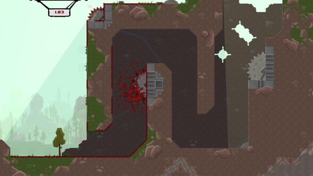 Capture d’écran de Super Meat Boy