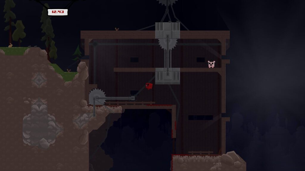 Capture d’écran de Super Meat Boy