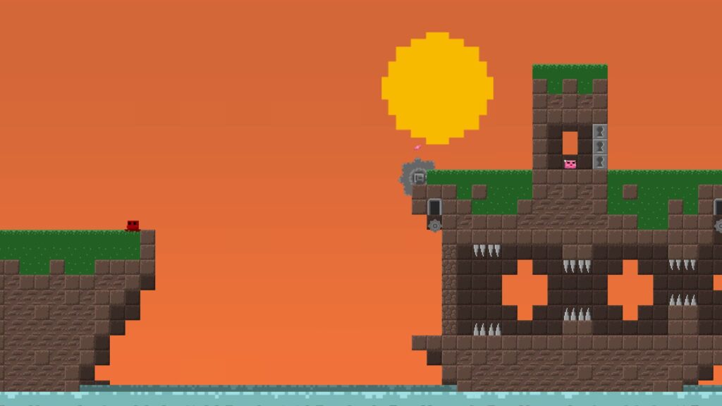 Capture d’écran de Super Meat Boy