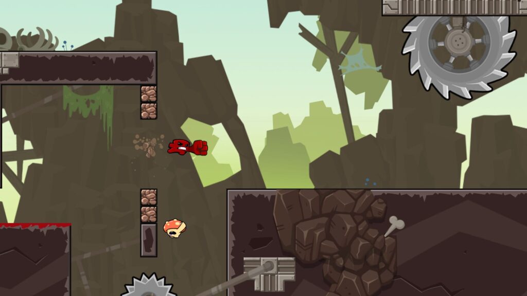 Capture d’écran de Super Meat Boy Forever
