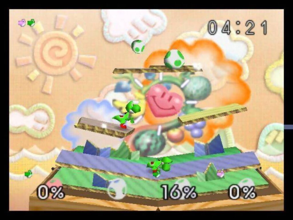 Capture d’écran de Super Smash Bros.