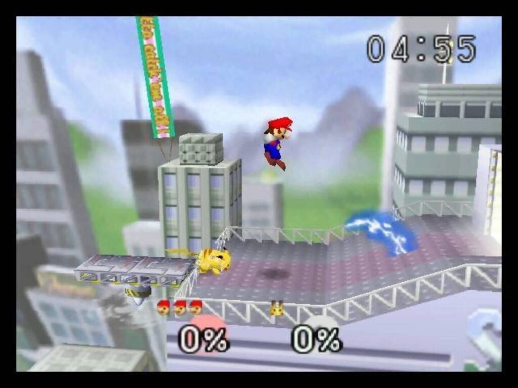 Capture d’écran de Super Smash Bros.