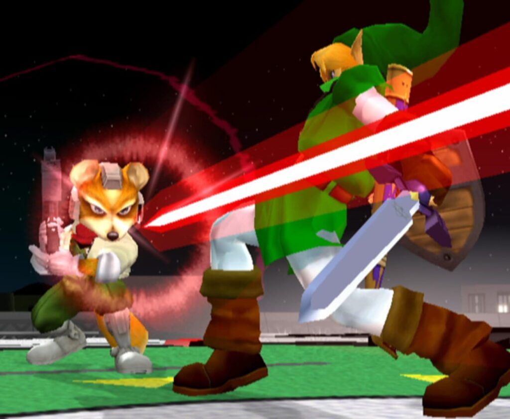 Capture d’écran de Super Smash Bros. Melee