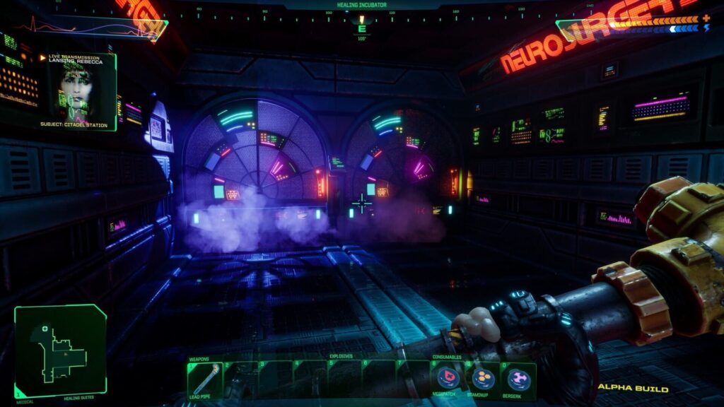 Capture d’écran de System Shock