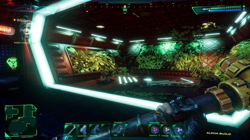 Capture d’écran de System Shock