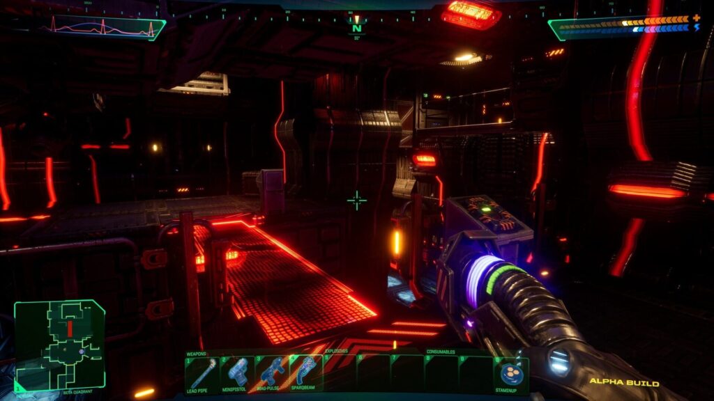 Capture d’écran de System Shock
