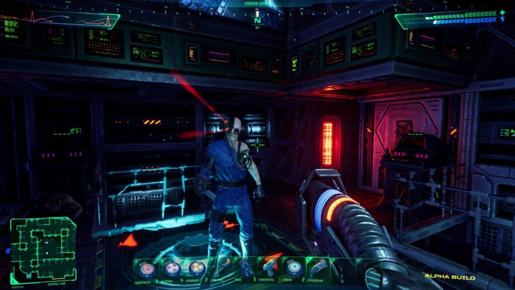 Capture d’écran de System Shock