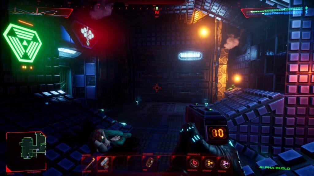 Capture d’écran de System Shock