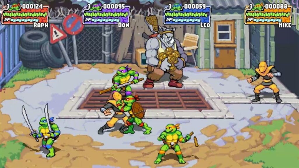 Capture d’écran de Teenage Mutant Ninja Turtles: Shredder’s Revenge