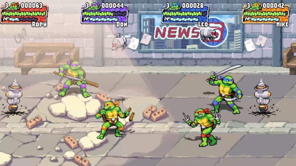 Capture d’écran de Teenage Mutant Ninja Turtles: Shredder’s Revenge