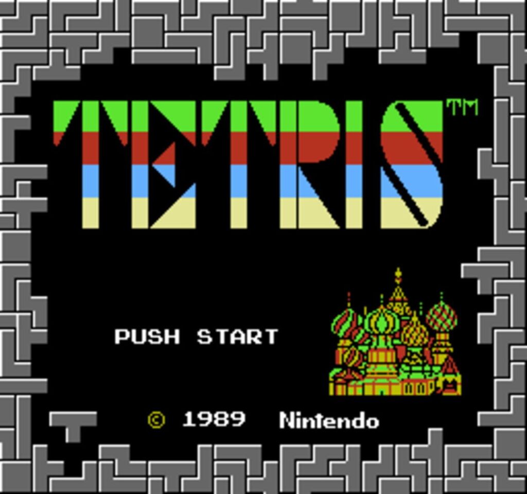 Capture d’écran de Tetris