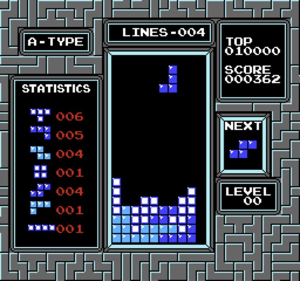 Capture d’écran de Tetris