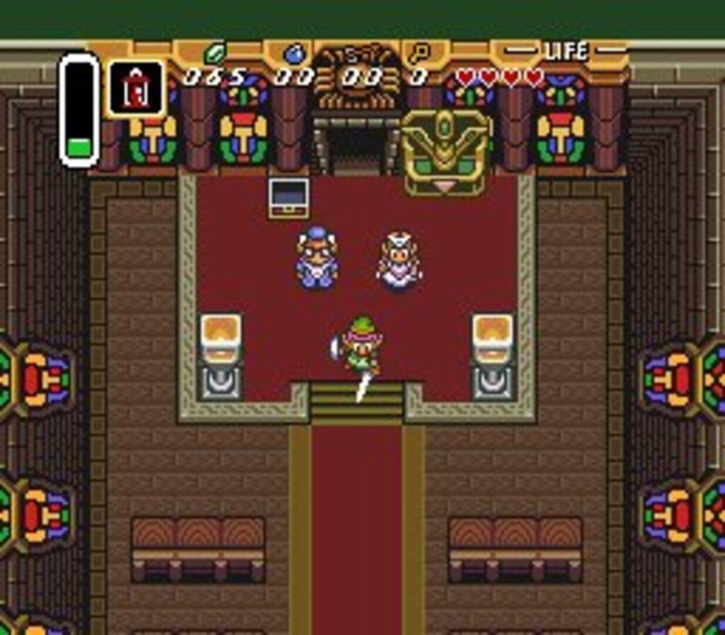 Capture d’écran de The Legend of Zelda: A Link to the Past