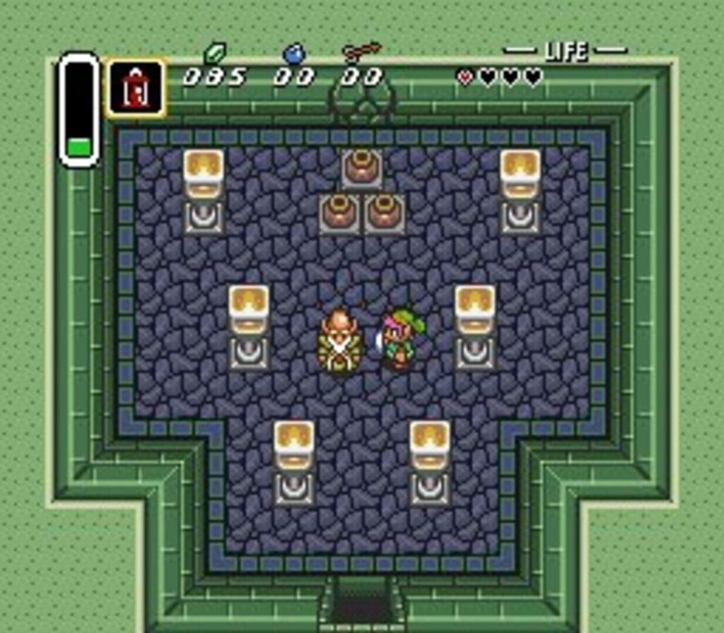 Capture d’écran de The Legend of Zelda: A Link to the Past