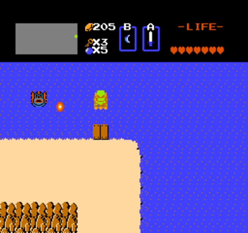 Capture d’écran de The Legend of Zelda