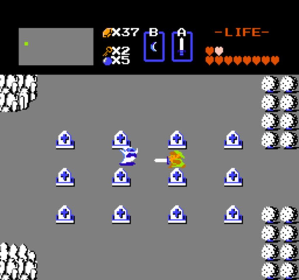Capture d’écran de The Legend of Zelda
