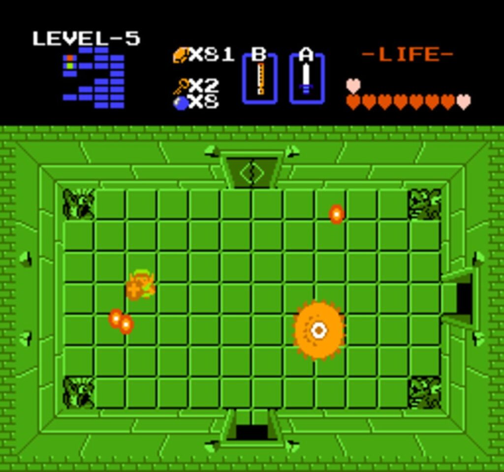 Capture d’écran de The Legend of Zelda