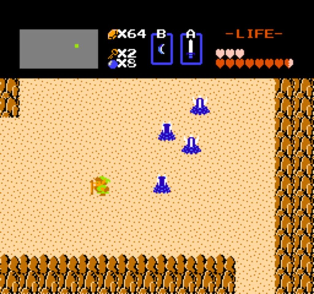 Capture d’écran de The Legend of Zelda