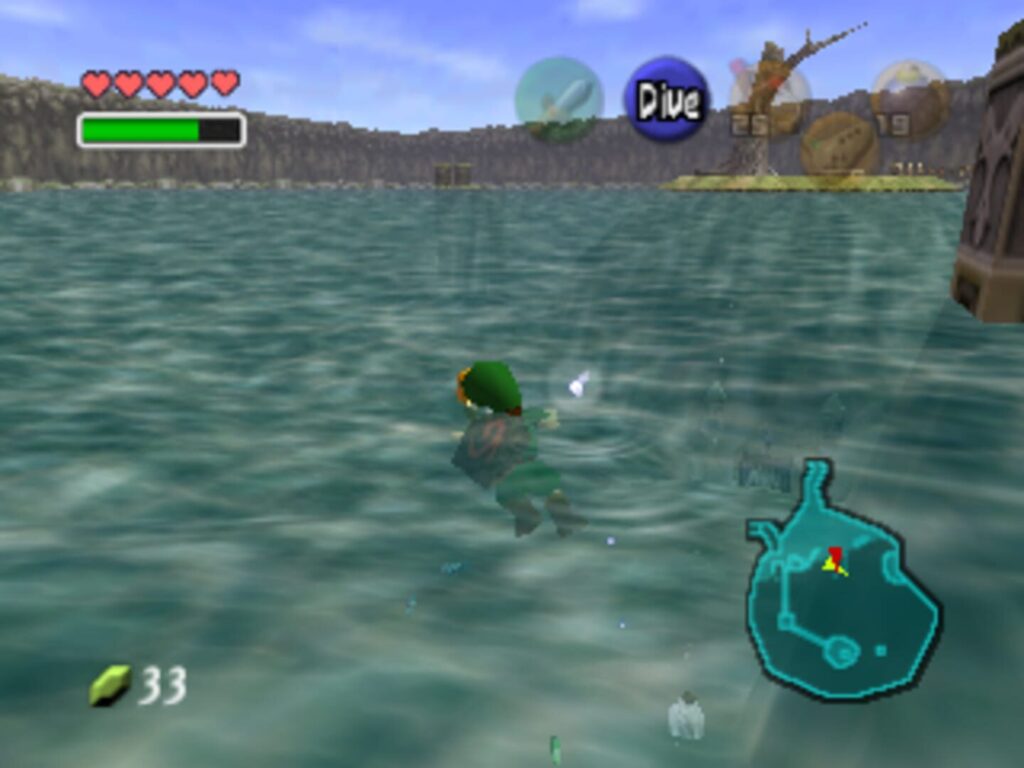 Capture d’écran de The Legend of Zelda: Ocarina of Time