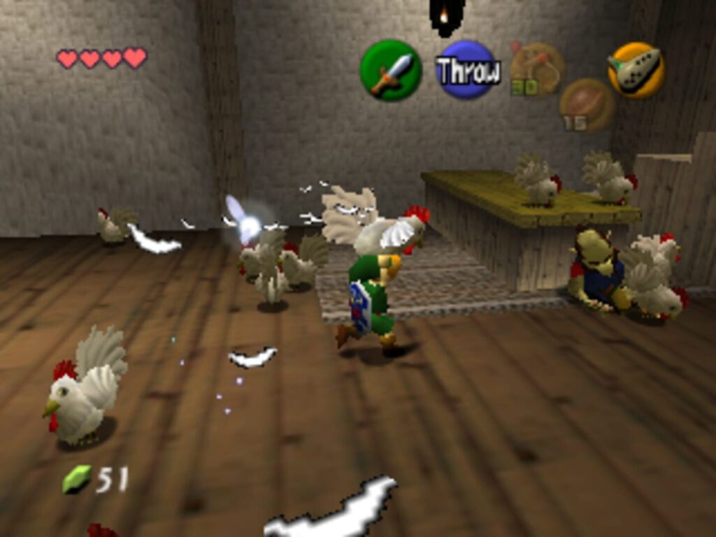 Capture d’écran de The Legend of Zelda: Ocarina of Time