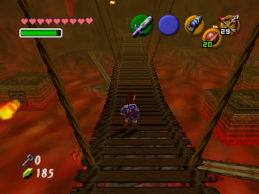 Capture d’écran de The Legend of Zelda: Ocarina of Time