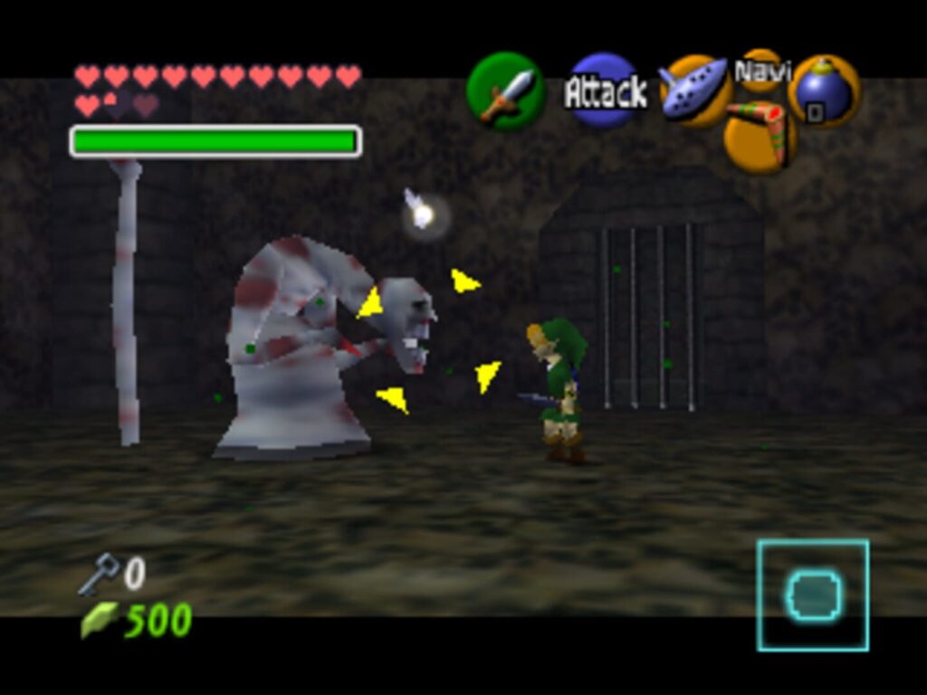 Capture d’écran de The Legend of Zelda: Ocarina of Time