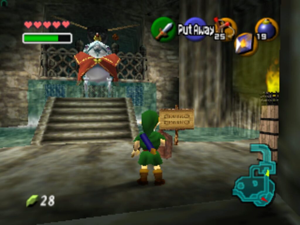 Capture d’écran de The Legend of Zelda: Ocarina of Time