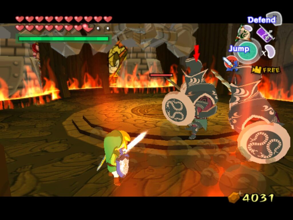 Capture d’écran de The Legend of Zelda: The Wind Waker