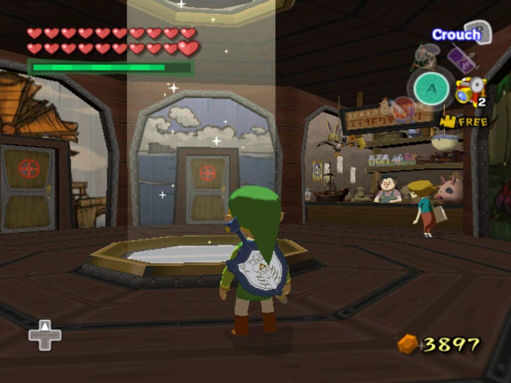 Capture d’écran de The Legend of Zelda: The Wind Waker